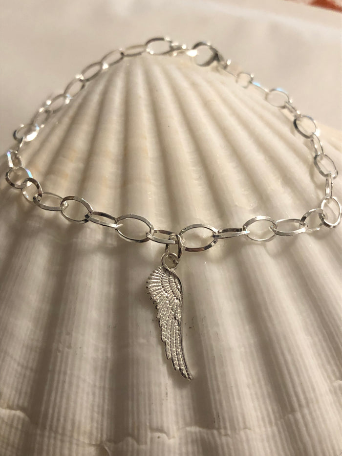 Angel Wing Link Bracelet