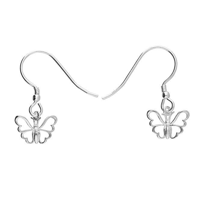 Butterfly Hook Through Earrings