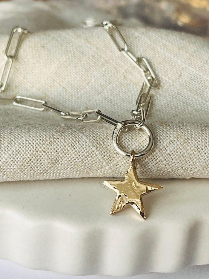 9ct Gold Star Necklace