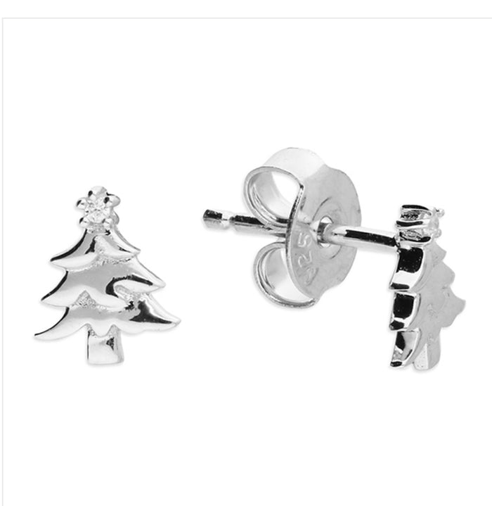 Christmas Tree Stud Earrings