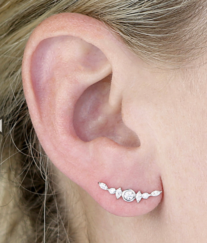 Sparkle Climber Earrings