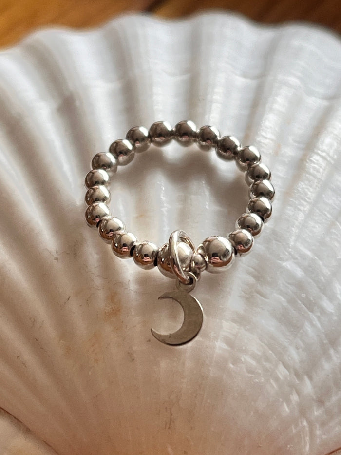 Moon Bead Ring