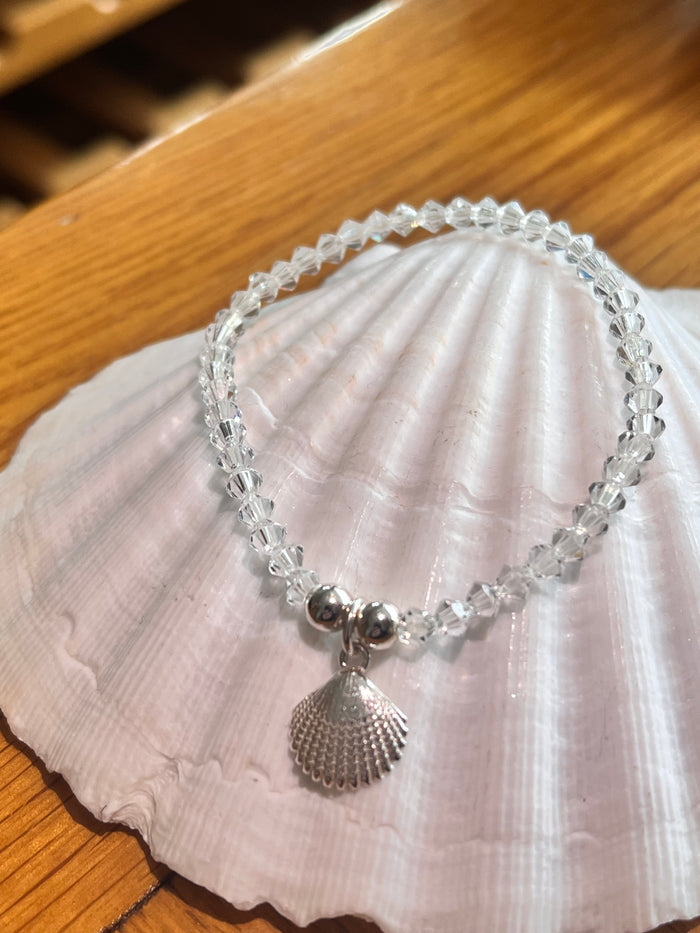 Sea Shell Crystal Bracelet