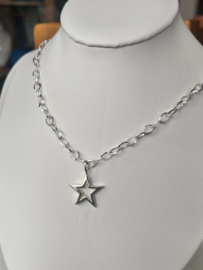 Open Star Necklace