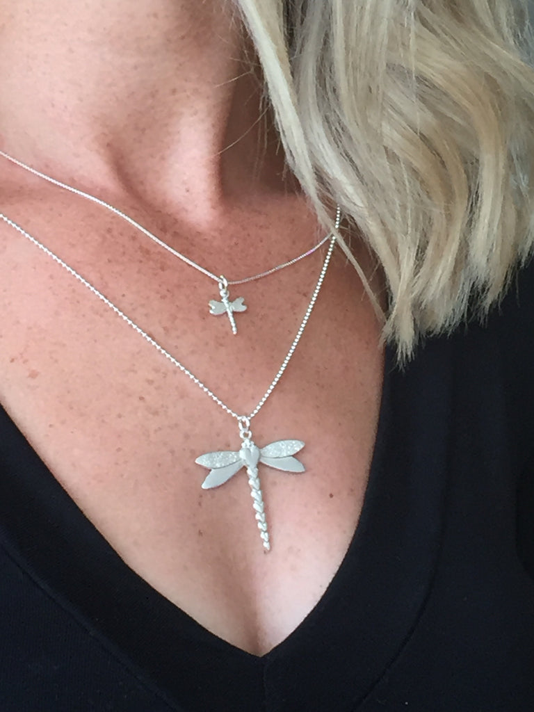 Dainty Dragonfly Necklace