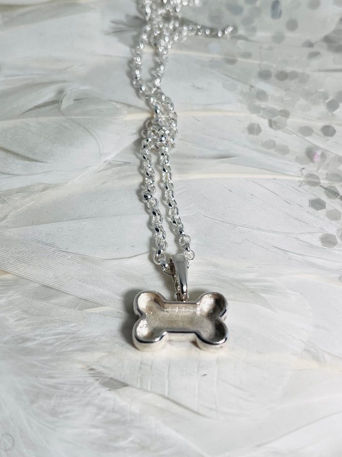 Dog Bone Memorial Necklace