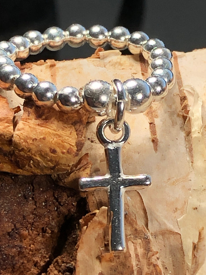 Cross bead ring