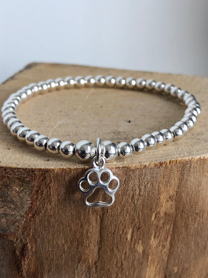 Paw Bead Bracelet